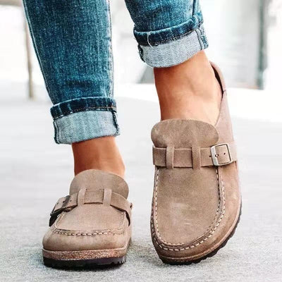 Bruna | Mocasines de ante con plantilla ergonómica y cómoda