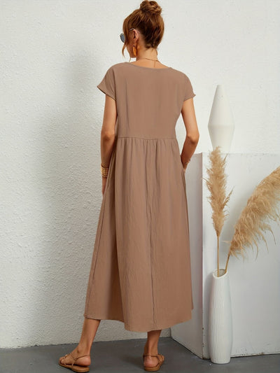 Joana | Vestido de linho elegante