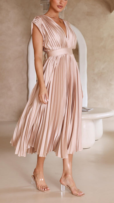 Liliana | Vestido plisado elegante