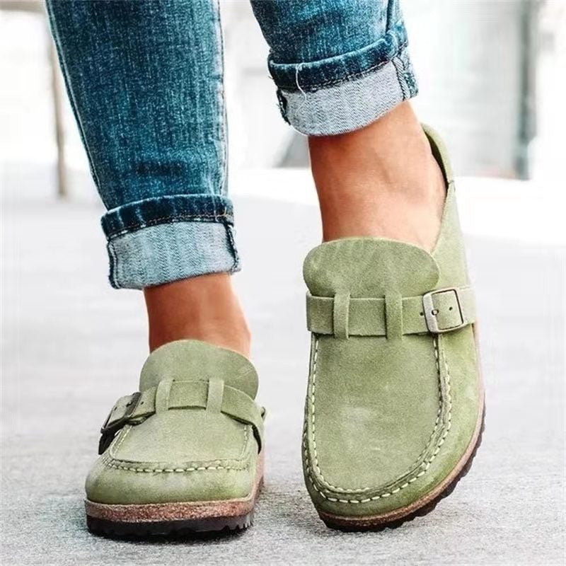 Bruna | Mocasines de ante con plantilla ergonómica y cómoda